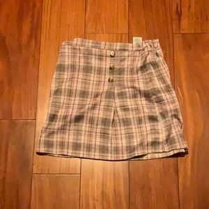 Kids plaid skort Size-10